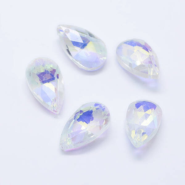 Faceted Glass Pendants