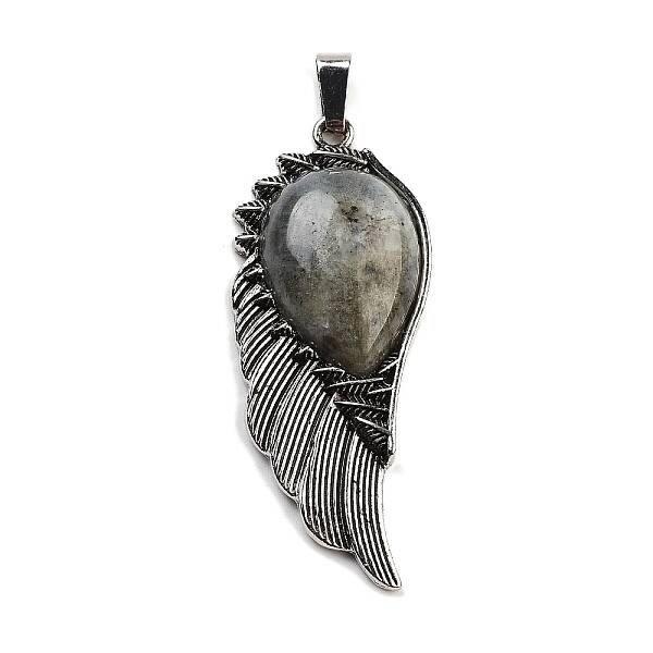 Natural Labradorite Big Pendants
