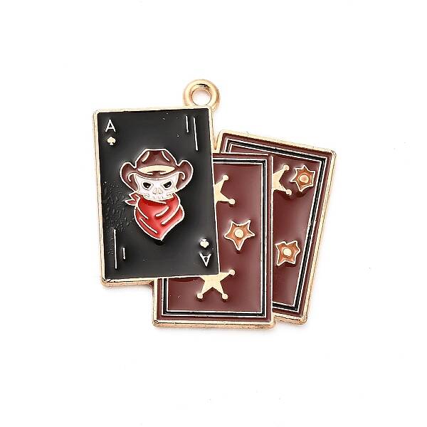 Western Cowboy Theme Alloy Enamel Pendants