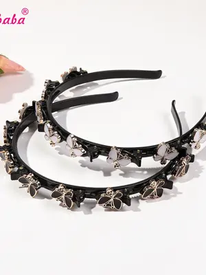 Butterfly Decor Headband Set, Elegant Hair Hoop for Women & Girls, Fashion Hair Accessories for Party, Daily Clothing Decor, ...