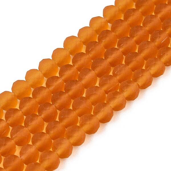 Transparent Glass Beads Strands