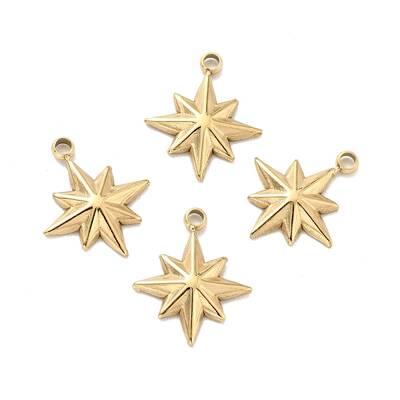 Ion Plating(IP) 304 Stainless Steel Glaze Manual Polishing Charms