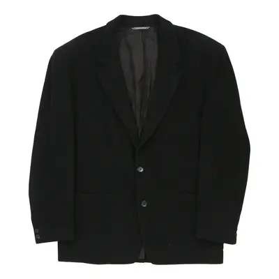 Byblos Blazer - Large Black Wool Blend