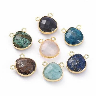 Natural Mixed Stone Charms