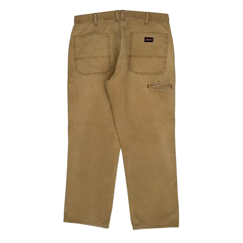 Dickies Trousers - 36W 29L Beige Cotton
