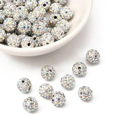 Pave Disco Ball Beads
