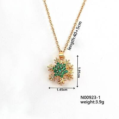 Simple and Versatile Brass Pendant Necklacs