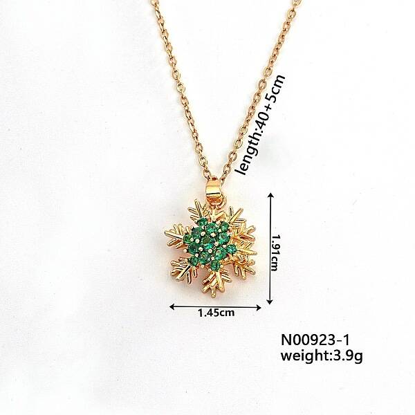 Simple and Versatile Brass Pendant Necklacs