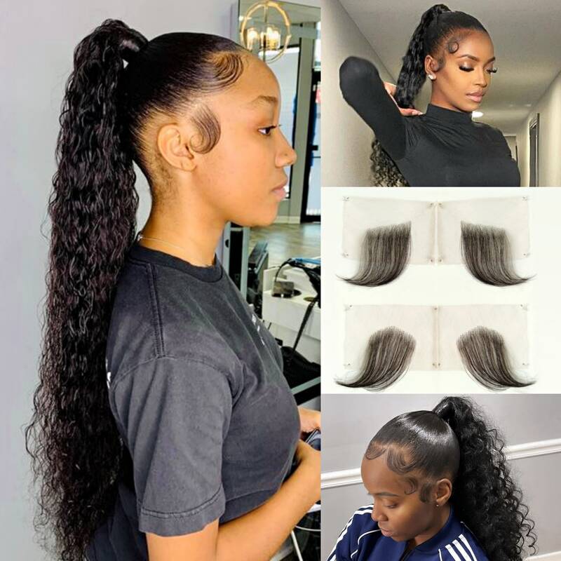 Baby Hair + Water Wave Ponytail | BGM Hair