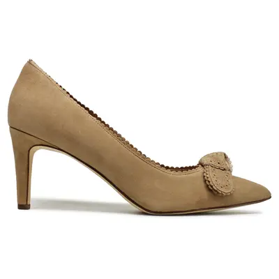 Cole Haan Bellport Bow Pump Suede Women's Slip On Shoes - Blush Tan - Size:US 9 Women