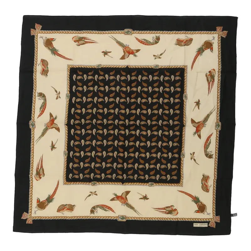 Ted Lapidus Animal print Scarf - No Size Black Polyester