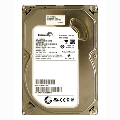 519600-002 HP 500GB 7200RPM SATA 3Gb/s NHP 16MB Cache 3.5-inch Hard Drive
