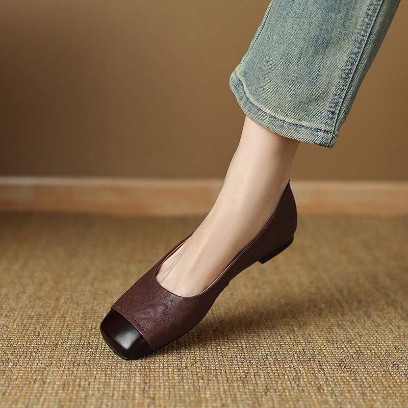 CHIKO Zuri Square Toe Block Heels Pumps Shoes
