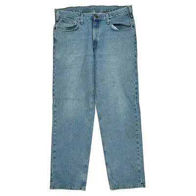 Relaxed Fit Carhartt Jeans - 38W 33L Blue Cotton