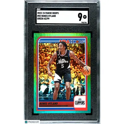 Bones Hyland SGC 2023 24 Panini Hoops #82 Green Basketball 9