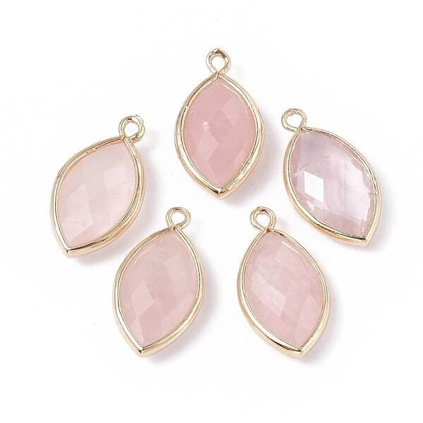 Natural Rose Quartz Pendants
