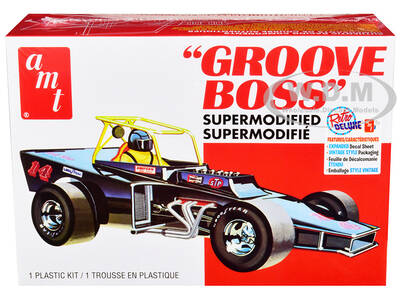 Skill 2 Model Kit Groove Boss Supermodified Racer 1/25 Scale Model by AMT