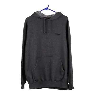 Wilson Hoodie - Large Grey Cotton Blend