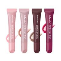 Moisturizing Lip Tint, 4 Counts/set Hydrating Glossy Lip Glaze Stick, Plumping Summer Fridays Lip Balm for Girls & Women, Co...