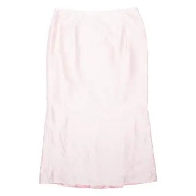 NADIA NARDI Womens Straight Skirt Pink Long L