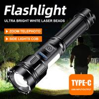 1 Powerful Tactical Rechargeable LED Flashlight - 7-Mode High Brightness, Handheld Design - Perfect for Emergency Situations,...