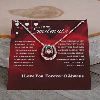 Love’s Infinite Circle - Soulmate Necklace for Her