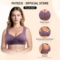 FHTECO Seamless Wireless Plus Size  Bra – Lift Without Wires Womenswear Casual Bridal