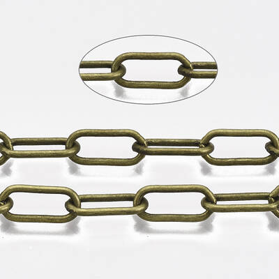 Unwelded Iron Paperclip Chains