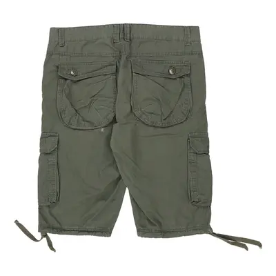 New Star Cargo Shorts - 38W 15L Khaki Cotton