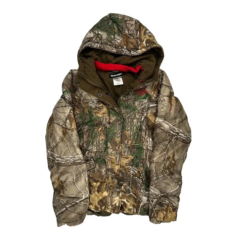 Realtree Camo Jacket - Medium Khaki Polyester | Size: medium