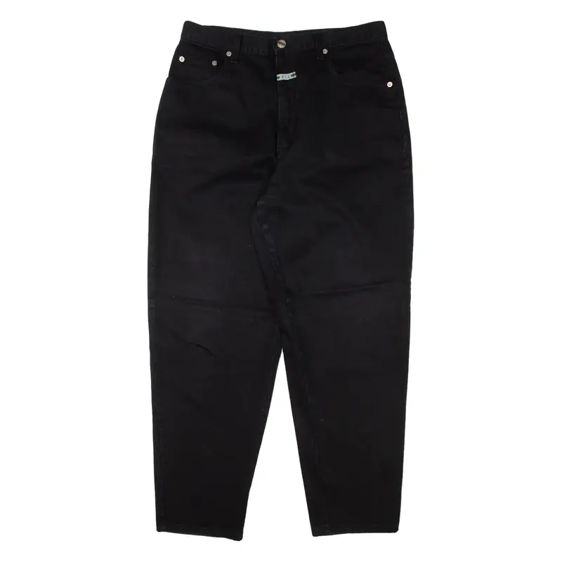 E905 Jeans Black 90s Denim Regular Mom Womens W30 L29
