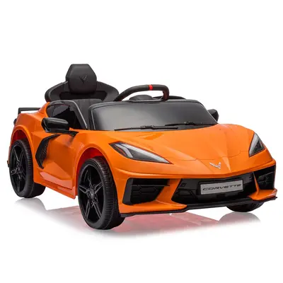 Garvee Ride - P Series: 12V Kids Ride on Car Licensed Corvette Battery Powered Car Toddles Electric Sports Car Toy with Remot...
