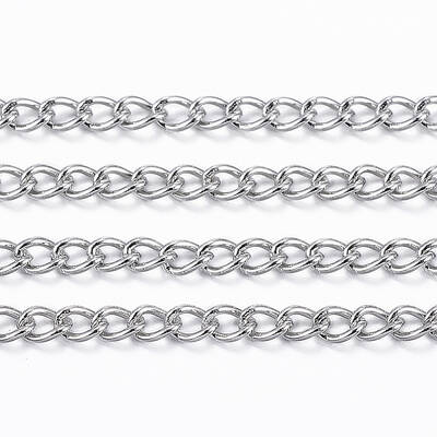 Tarnish Resistant 304 Stainless Steel Curb Chains