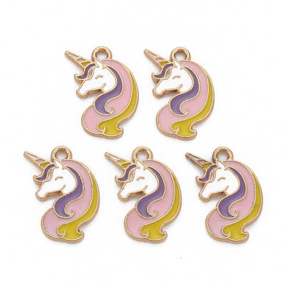 Alloy Enamel Pendants