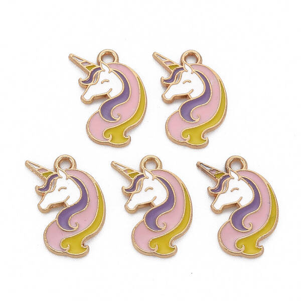 Alloy Enamel Pendants
