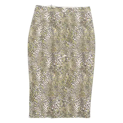 ELISABETTA FRANCHI Womens Pencil Skirt Green Midi M