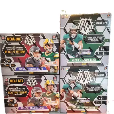 Break #396 - 2 Year Mosaic Mega Mixer - 2023 Mosaic Megas - 2024 Mosaic Megas Football Pick Your Team