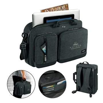3 Promotional Solo NY Duane Hybrid Briefcase - Convertible & ...