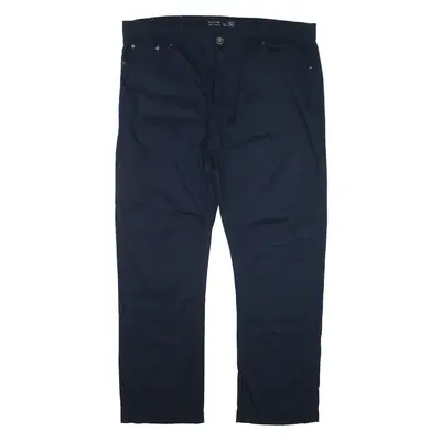 MASTINO Trousers Blue Regular Straight Mens W40 L30