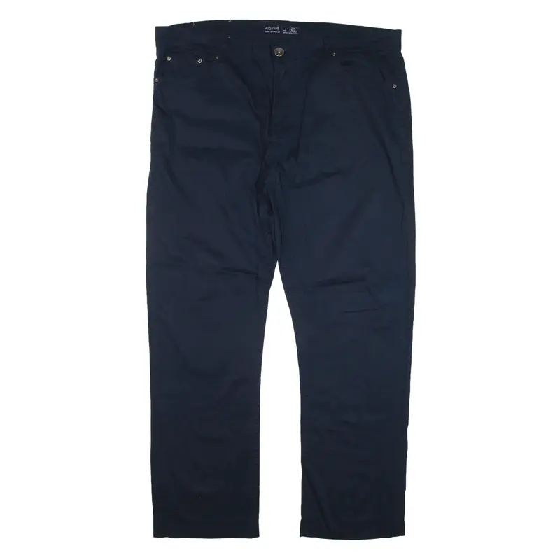 MASTINO Trousers Blue Regular Straight Mens W40 L30