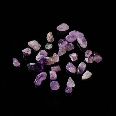 Natural Amethyst Chip Beads