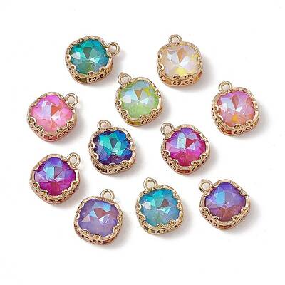 Square K9 Glass Charms