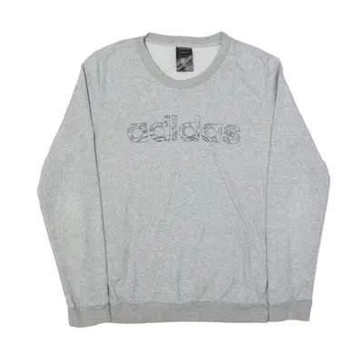 ADIDAS Sweatshirt Grey Womens S