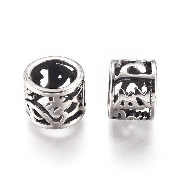 304 Stainless Steel European Beads