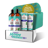 Essential Morning Wellness Duo (2 Cocomint Oil Pulling & 2 Neem Toothpaste) Coconut Oral