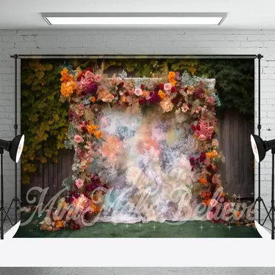 Romantic Canvas Tracery Wall Photo Shoot Backdrop - Aperturee