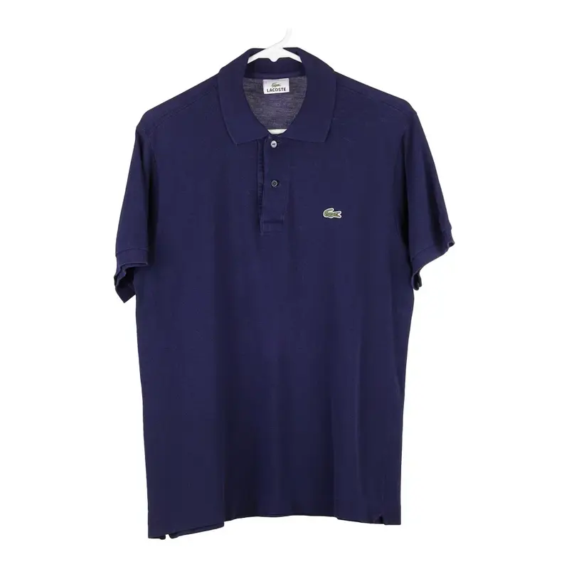 Lacoste Polo Shirt - Small Navy Cotton