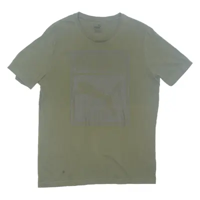 PUMA Mens T-Shirt Green M