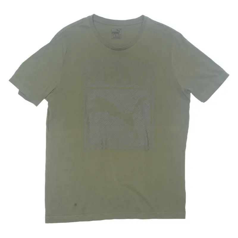 PUMA Mens T-Shirt Green M