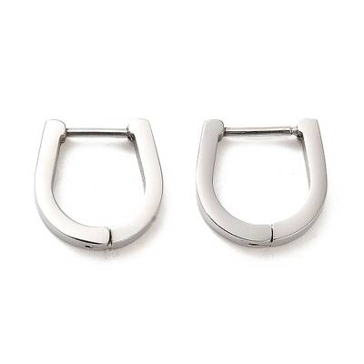 202 Stainless Steel Hoop Earrings
